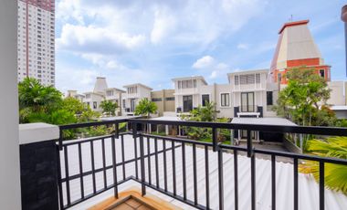 Sewa Rumah Townhouse Cosmo Park 3BR - dekat Thamrin & Tanah Abang
