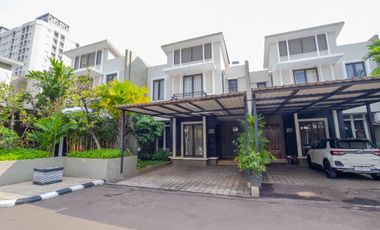 Sewa Rumah Townhouse Cosmo Park 3BR - dekat Thamrin & Tanah Abang