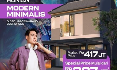 COSMO COLECTION RUMAH 300 JUTAAN DI KOTA LIPPO CIKARANG