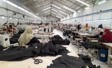 DIJUAL PABRIK GARMENT AKTIF KLATEN JAWA TENGGAH