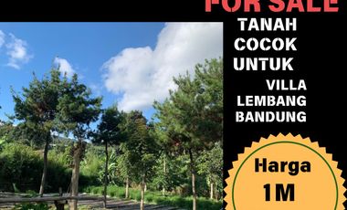 Dijual Tanah Lembang view pegunungan cocok untuk cafe atau Villa