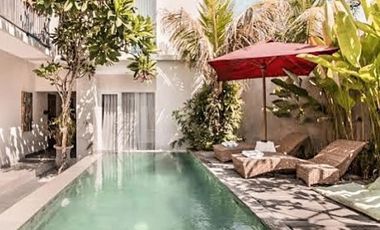 Dijual Boutique Hotel, sentral seminyak 700 meter ke pantai