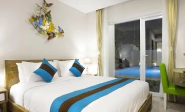 Dijual Boutique Hotel, sentral seminyak 700 meter ke pantai