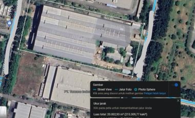 Pabrik di Kawasan Industri Surya Cipta Karawang , Luas 20.000m