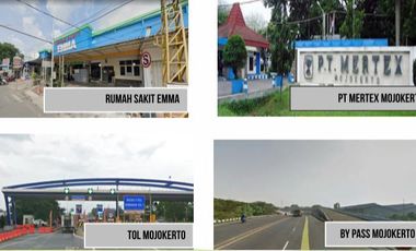 Lahan Strategis Nol Jalan Raya dekat Tol Mertex Mojokerto kota