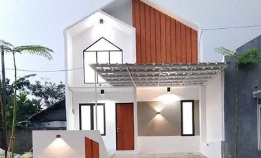 Rumah 1 lantai serasa 2 lantai