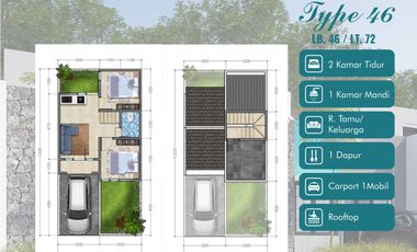 Rumah 1 Lantai Dengan Sistem KPR Bebas Riba, Tanpa Sita di Kota Madiun