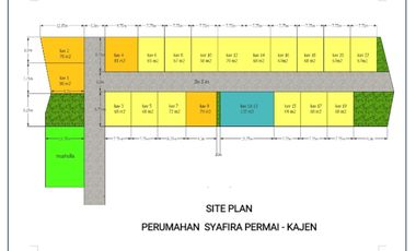 Dijual Rumah Subsidi  type 30/60 di Kajen