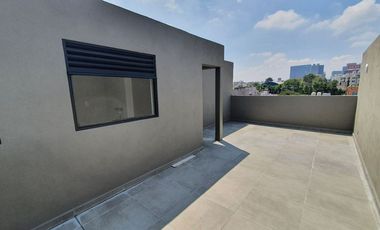 Casa de 186m2 en 3 niveles 2 recamaras roof privado en Mixcoac