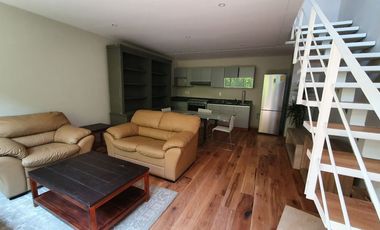 Casa de 186m2 en 3 niveles 2 recamaras roof privado en Mixcoac