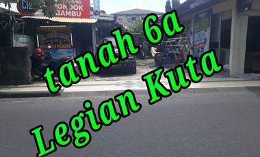 Dijual Tanah dekat Pantai Kuta di Jl raya Legian Kuta Bali