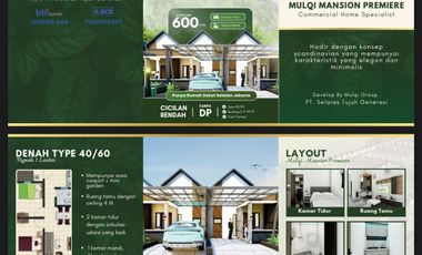 Rumah Dijual Di Sawangan Pengasinan Cluster Besar Dekat Pintu Tol