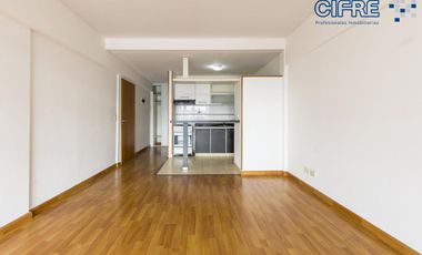Hermoso departamento en alquiler monoambiente con balcón al contra frente.