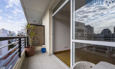 Hermoso departamento en alquiler monoambiente con balcón al contra frente.