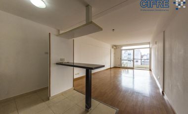 Hermoso departamento en alquiler monoambiente con balcón al contra frente.