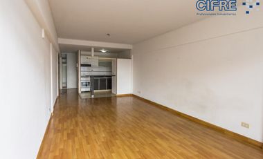 Hermoso departamento en alquiler monoambiente con balcón al contra frente.
