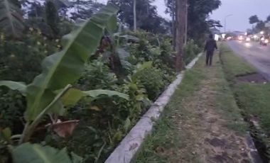DIJUAL TANAH PINGGIR JALAN RAYA PRINGSURAT DEKAT AREA PERGUDANGAN
