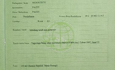 RUMAH PACET DEKAT BUNDARAN PACET