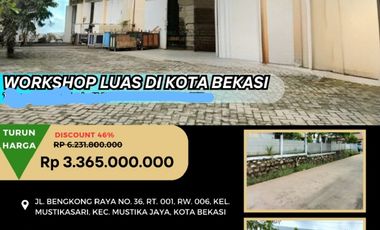 Gudang dijual di Dukuh Zamrud Blok U, Mutiara Gading, Mustikajaya, Bekasi, Jawa Barat