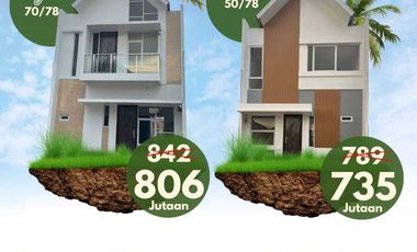 Rumah 2 Lt Ala Scandinavian Terlaris Strategis di Hertasning Paopao