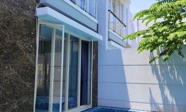 RUMAH SIAP DITEMPATI LENGKAP PRIVATE POOL DEKAT EXIT TOL SIDOARJO