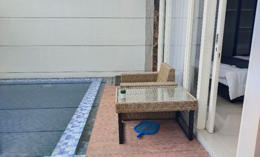 RUMAH SIAP DITEMPATI LENGKAP PRIVATE POOL DEKAT EXIT TOL SIDOARJO