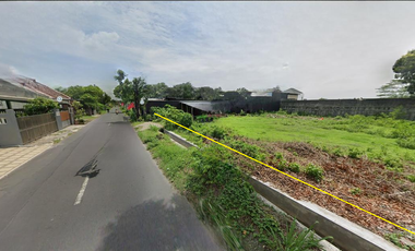 Tanah Purwomartani Tepi Jalan Aspal Dekat Kampus UKRIM