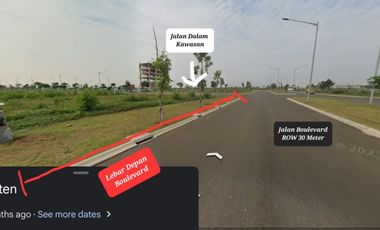 Disewakan Tanah Langka dan siap Pakai Luas di Boulevard PIK 2