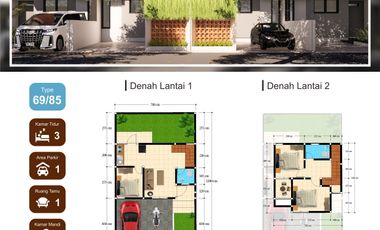 [3 UNIT TERAKHIR] RUMAH DI COLOMADU DEKAT HOTEL AYOM JAVA VILLAGE