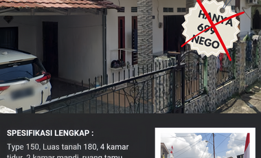 Rumah dijual di Sematang Borang, Palembang
