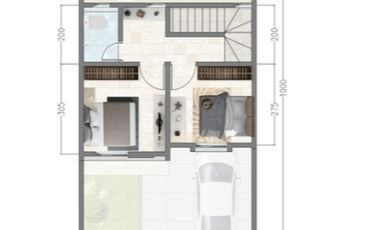 Disewakan Rumah di Perumahan Paradise Serpong City Type Delano