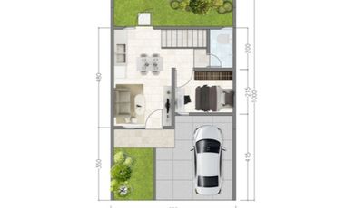 Disewakan Rumah di Perumahan Paradise Serpong City Type Delano