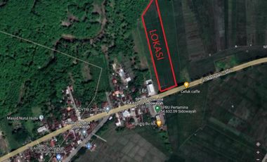 For Sale: 14,900 m² Roadside Land on Surabaya–Jogja Highway – Freehold Title, Ideal for Commercial Use
