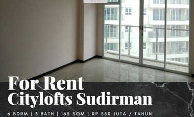 Disewakan Apartement Cityloft Sudirman 6 BR Unfurnished Bagus