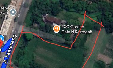 Lahan 3500m² SHM di Depan Ruko Ngasem City – Strategis, Pinggir Jalan