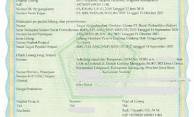 Siapa Berani? Dijual tanah 1636 m2 hanya 400 juta