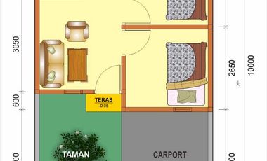 Rumah subsidi murah Banyuurip purworejo hanya 2jt angsuran 1jt