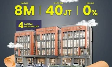 Cuma 4 unit gandeng! Studio loft terbaru bsd city! Tanpa DP ICONIX INFINITE 4LT + LIFT mewah