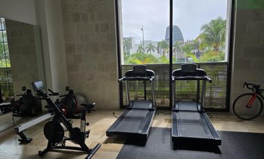 Punta del Mar, Puerto Cancún, Departamento amueblado en renta, 2 recámaras