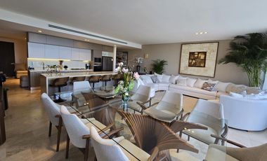 Punta del Mar, Puerto Cancún, Departamento amueblado en renta, 2 recámaras