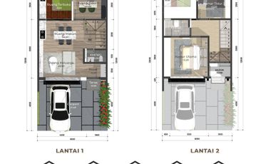 Rumah Mewah 2 Lantai Khas Eropa View Gunung Cicilan 6 Jutaan di Bogor