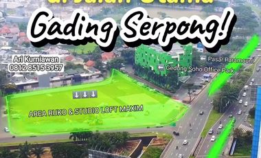 MAXIM SQUARE RUKO 3LANTAI TERHUBUNG SOHO OFFICE & PASAR MODERN! 3MAN PRIME LOCATION