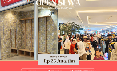 Sewa Unit Lantai 1 B126 Siap Pakai di Tangcity Mall, High Traffic!