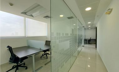 ALQUILER OFICINA AMOBLADA OCEANA PUNTA PACIFICA MTTO INCLUIDO JP