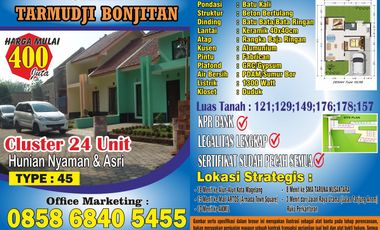 Rumah baru diJual murah, strategis dekat kota, bikin keluarga bahagia,senang, sehat selalu