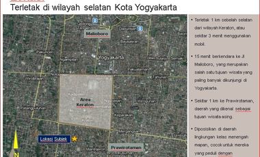 Hotel dijual di pusat kota Yogyakarta