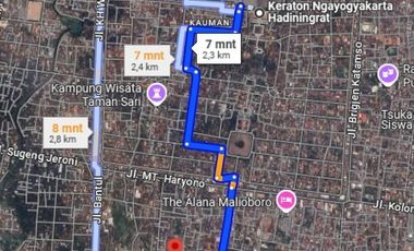 Hotel dijual di pusat kota Yogyakarta
