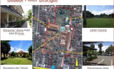 Hotel dijual di pusat kota Yogyakarta