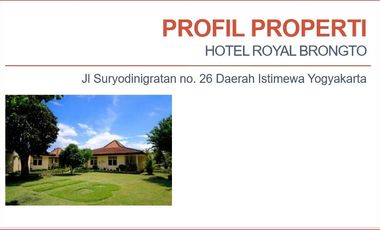 Hotel dijual di pusat kota Yogyakarta