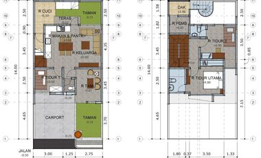 Rumah 2 lantai Siap huni di Sawangan Depok